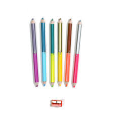 Eeboo 6 Double-Sided Jumbo Pencils