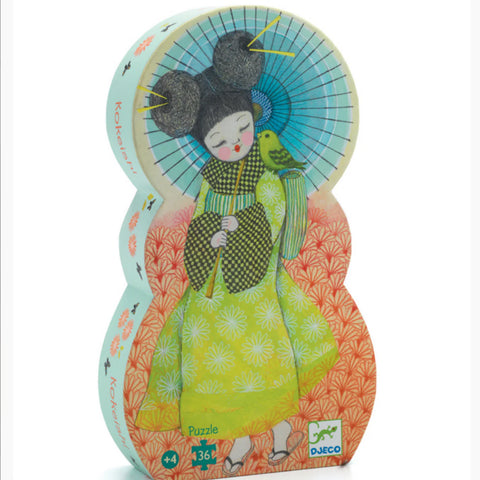 Djeco Kokeishi Silhouette Puzzle 36pc