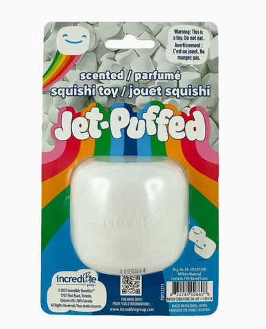 Jet puffed squish toy scented