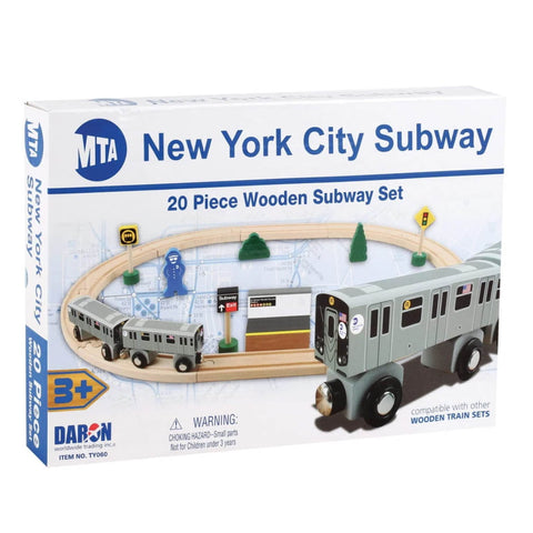 Daron MTA Wooden Train Set