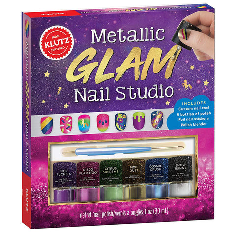 Klutz Metallic Glam Nail Studio