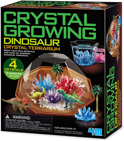 4M Crystal Growing Dinosaur Terrarium