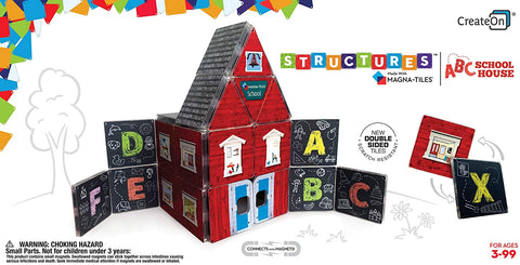 Magnatiles ABC school house