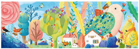Djeco Puzzle Gallery Miss Birdy 350 piece