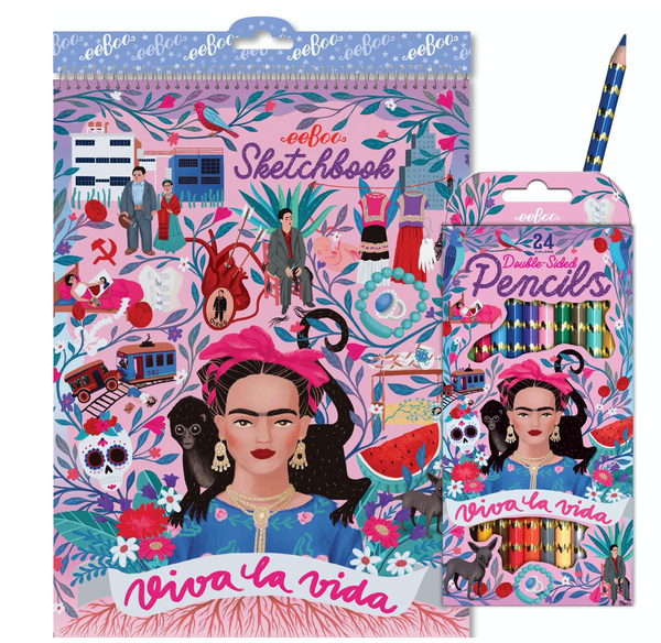 eeboo Viva la vida sketchbook