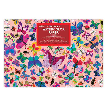 Eeboo Butterfly Watercolor Pad